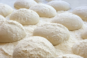 Picture of dough balls with flour